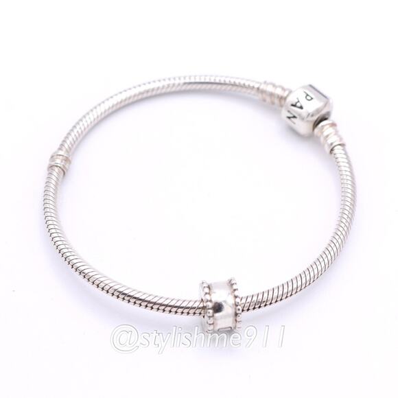 One Authentic PANDORA Beveled Clip - Picture 6 of 10